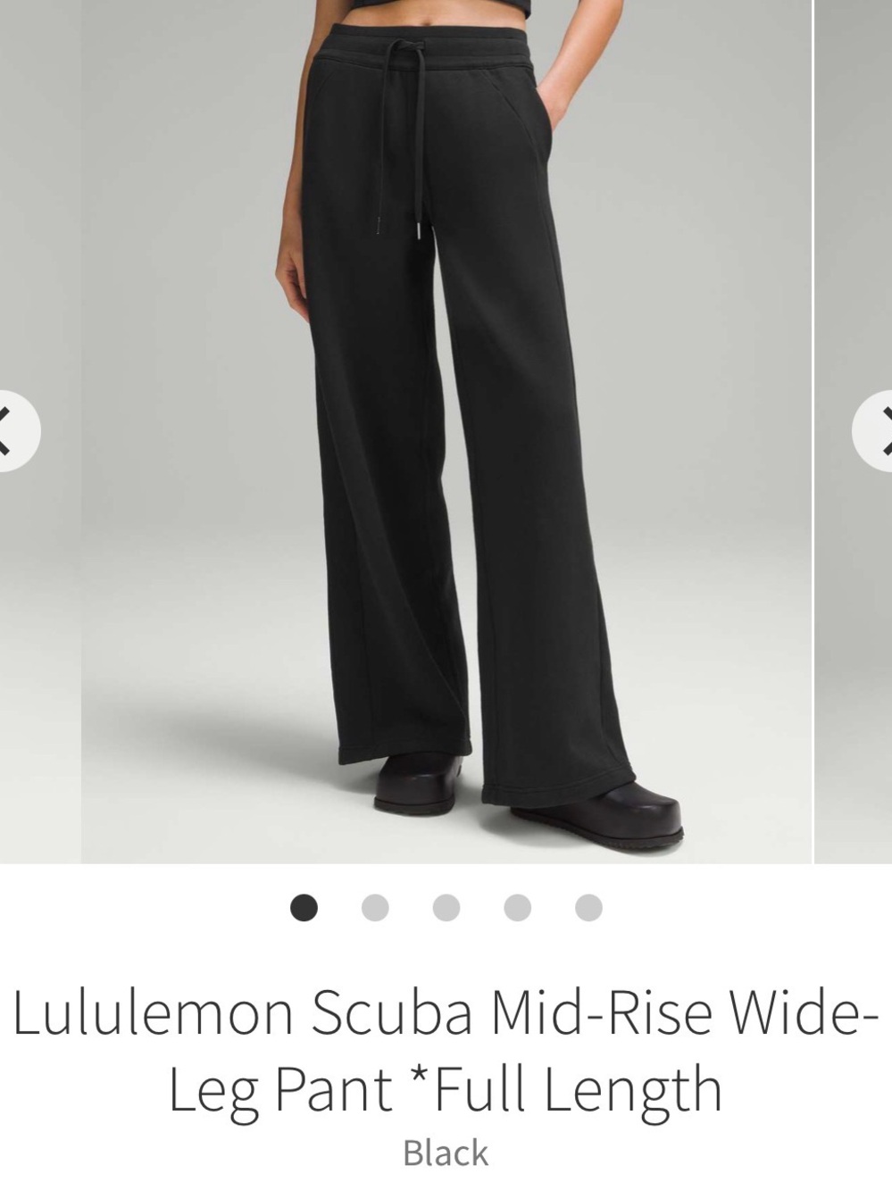 lululemon Scuba Mid-rise Wide-Leg Pants size 4 - Picture 10 of 12
